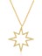 Yıldızın Büyüsü Altın Kaplama 925 Ayar Gümüş Kolye 1