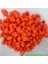 Akvaryum – Fanus – Teraryum Renkli Dekor Taşları (Turuncu Renk) 8-10 mm 1 kg 1