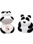 Kadife Panda Kutusunda 925 Ayar Gümüş Zirkon Taşlı Ayıcık Kolye 2