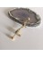 Cerrahi Çelik Gold Yılanlı Köprü Piercing 38 mm 1