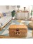 Dokuma Hasır Bavul Taşınabilir Rattan Saklama Kılıfı Haki 30X20X12 cm Için (Yurt Dışından) 4