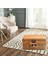 Dokuma Hasır Bavul Taşınabilir Rattan Saklama Kılıfı Haki 30X20X12 cm Için (Yurt Dışından) 5