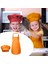 Çocuklar Önlük Şef Şapka Set 3-13 Yıl Toddler Şef Önlük Bahçe Orange L (Yurt Dışından) 3