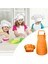 Çocuklar Önlük Şef Şapka Set 3-13 Yıl Toddler Şef Önlük Bahçe Orange L (Yurt Dışından) 5
