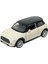 Çek Bırak Metal Mini Cooper Çocuk Araba Oyuncak 12 cm Krem 1
