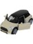 Çek Bırak Metal Mini Cooper Çocuk Araba Oyuncak 12 cm Krem 2
