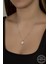 Union Swarovski Crystal Kadın Oval Gümüş Kolye 1