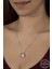 Union Swarovski Crystal Kadın Black Dıamond Zirconia Gümüş Kolye 1