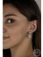 Union Swarovski Crystal Kadın Beyaz Sallantılı Gümüş Küpe 1