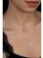 Union Swarovski Zirconia Kadın Kelebek Gümüş Kolye 1