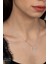 Union Swarovski Zirconia Kadın Kıvılcım Gümüş Kolye 1