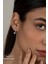 Union Swarovski Zirconia Kadın 0.92 Karat Pırlanta Montür Tektaş Gümüş Küpe 1