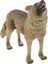 Gerçekçi Howling Kurt ve Kutup Ayı Hayvan Modeli Action Figure Çocuk Oyuncak Hediye 2