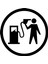 Benzin Deposu Sticker Araba Yakıt Deposu Oto Araba Sticker 1