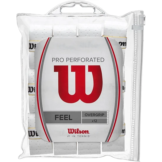 Wilson Beyaz 12’li Pro Overgrip Perforated