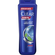 Clear Men Cool Sport Menthol Şampuan 600  ml