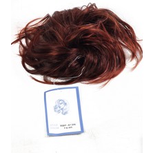 AYTUĞ PERUK Kızıl Topuz Saçı - Lastikli Saç Aksesuarı - RBP613N-T4.35