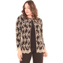 Ladies First Büyük Beden 2671 Siyah Ikili Takım