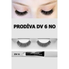 Prodiva Dv 6 Model Bütün Kirpik Takma Kirpik 10 Lu Paket