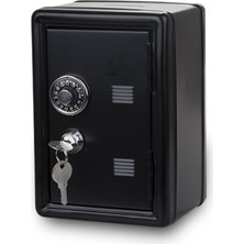 Mobgift Kilitli Anahtarlı Kasa Kumbara (Siyah)