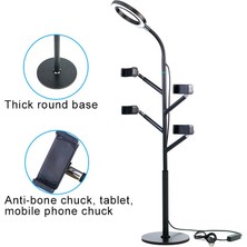 Dacare Bx-12 Çok Fonksiyonlu Çok Telefon Tutuculu Masaüstü Braketi Tripod (Yurt Dışından)
