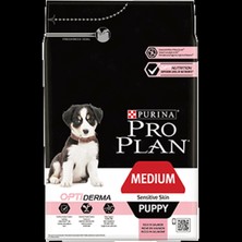 Pro Plan Medium Puppy Sensitive Skin Somonlu Yavru Köpek 3 kg