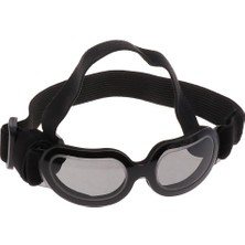 Kesoto Ayarlanabilir Anti-Rüzgar Goggles Pet Köpek Göz Koruma Uv Güneş Gözlüğü Siyah (Yurt Dışından)