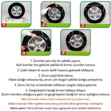 Knk Kar Lastik Zinciri x Tipi 175/75R14 Binek Suv Takmatik Kolay Montaj