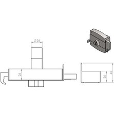 Doras Tirajlı Kilit 140 mm 1152