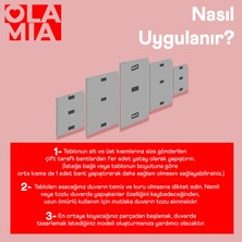 Ola Mia Bebek/çocuk Odası Ahşap Çerçeve Görünümlü Mdf Duvar Tablo Seti 6 Parça