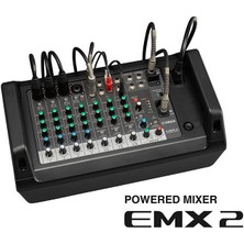 Yamaha Emx2 10 Kanal 2X250 Küp Power Mikser