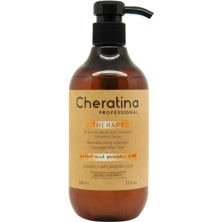 Cheratina Profesyonel Onarıcı ve Yapılandırıcı Şampuan 500 Ml+Besleyici Saç Bakım Maskesi 500 ml