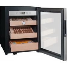 La Sommeliere CIG251 Humidor 3 Bölmeli Puro Saklama Dolabı (200 Puro Kapasiteli)