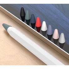 Raca Apple Pencil Kalem Ucu Koruyucu Silikon Kapak Apple Pencil 1 2 Nesil Uyumlu 8'li Karışık Renk +2 Renk H