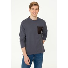 U.S. Polo Assn. Erkek Antrasit Sweatshirt 50241367-VR006