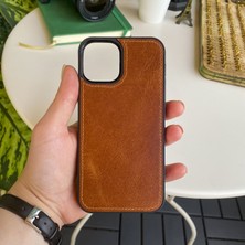 Modica Torino - Iphone 12 - 12 Pro Hakiki Deri Kaplama Telefon Kılıfı