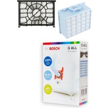 Pro Fresh & Clean Bosch Bgl 35MON6 Uyumlu Toz Torbası + Hepa Filtre Seti