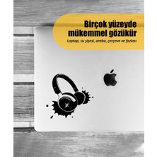 Stickrmarket | Dj Kulaklığı | Araba Laptop Duvar Folyo Sticker (Siyah)