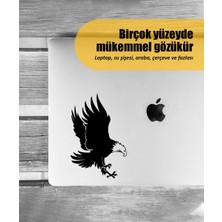 Stickrmarket | Avcı Kartal | Araba Laptop Duvar Folyo Sticker (Siyah)