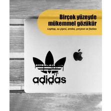 Stickrmarket | Sıvı Adidas | Araba Laptop Duvar Folyo Sticker (Siyah)