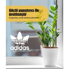 Stickrmarket | Sıvı Adidas | Araba Laptop Duvar Folyo Sticker (Siyah)