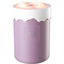 Kesoto 450 ml Mini Nemlendirici Hava Arıtma Yağı Aroma Difüzör Ev Ofis Araba Mor Için (Yurt Dışından)
