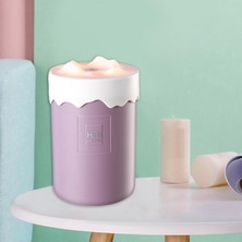 Kesoto 450 ml Mini Nemlendirici Hava Arıtma Yağı Aroma Difüzör Ev Ofis Araba Mor Için (Yurt Dışından)