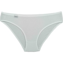 Bluence Beyaz Düşük Bel Likralı Pamuklu Slip 12 Adet