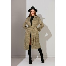 Alexander Gardi Alexandergardı Kemerli Uzun Ceket (B22-21800)