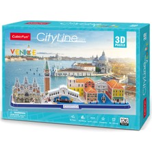 Cubic Fun Cubicfun Venedik 3D Puzzle 126 Parça