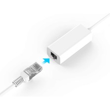 PrimeX Plus PX-2131 Type-C USB RJ45 Ethernet 10/100 Çevirici Adaptör WIN10/MAC/LINUX (Tak Çalıştır)