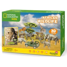 Cubic Fun Cubicfun National Geographic Kids 3D Puzzle Afrika Yaban Hayatı