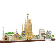 Cubic Fun Cubicfun Barcelona 3D Puzzle 186 Parça