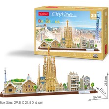 Cubic Fun Cubicfun Barcelona 3D Puzzle 186 Parça